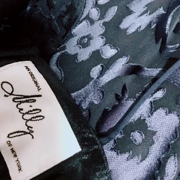 MILLY V-Neck A-Line Blue Dress - Picture 10 of 13